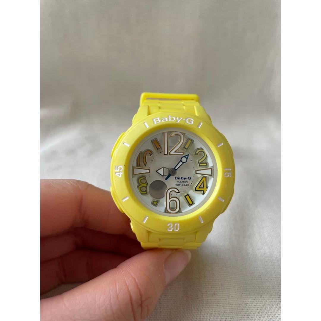 [Final price reduction] Baby-G Yellow Watch Analog/Digital