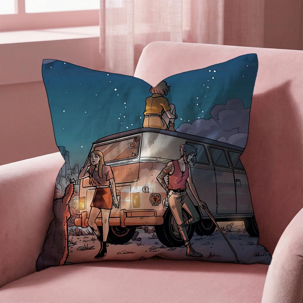 Life Is S-Strange Cushion Cover Multi-Scene Pillow Cover for Home & Car - Reversible, Soft & Durable for Daily Use