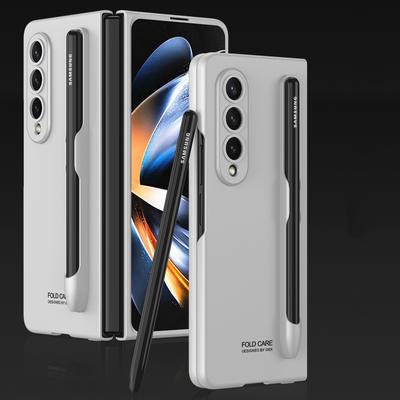 Ultra tenké pouzdro s držákem na pero S pro Samsung Galaxy Z Fold 4 5g matný kryt z tvrdého plastu nárazuvzdorný (Žádné pero S Pen )