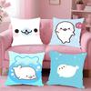 MMamegoma SSeal Cute Meme Pillowcases Cute Funny Pillow Case For Wedding Party Home Decor Comfy Pillow Cove