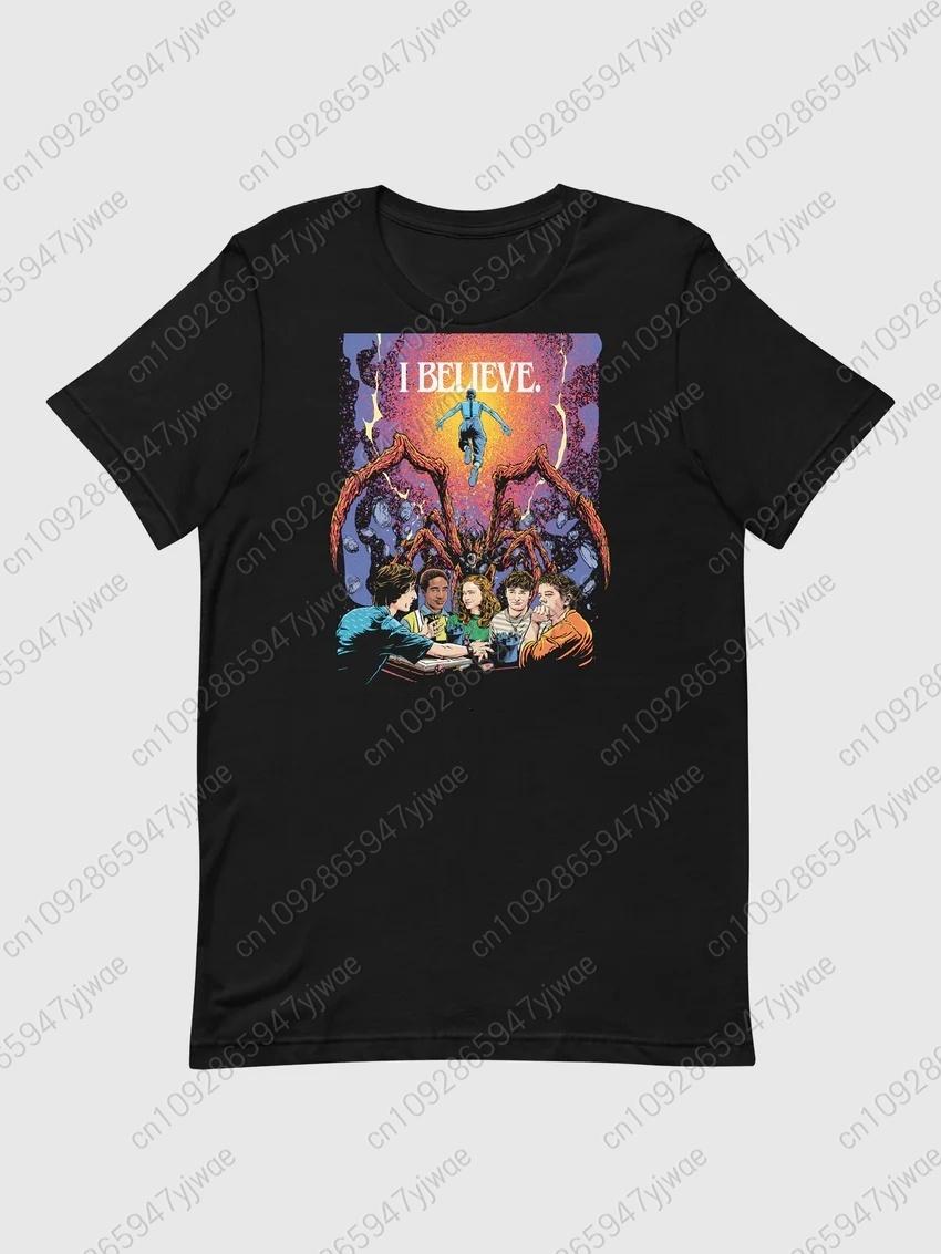 

2025 cosplay Parent Child Short Sleeve Tee Harajuku Casual movie MAx fans TShirt Comfort Colors Eleven dustin tshirt S