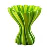 Vaso Stampa 3D Integrato Vasi Stampati, Elegante Vaso Pieghettato, Fioriera Minimalista Intrecciata Portafiori Decorativi Multiuso, Nordico