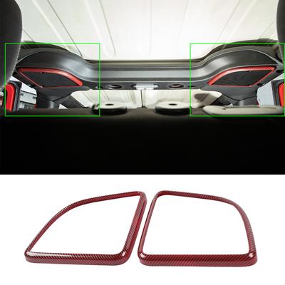 Roof Sound Speaker Decoration Ring Cover Trim Stickers for Jeep Wrangler JK 2015 2016 2017 Car Interior Accessories ABS