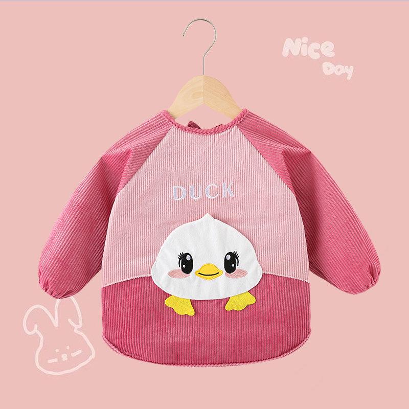 Baby-Lätzchen: Herbst/Winter Langarm Schürze für Jungen & Mädchen - Fleckenabweisender Kindergarten Overall