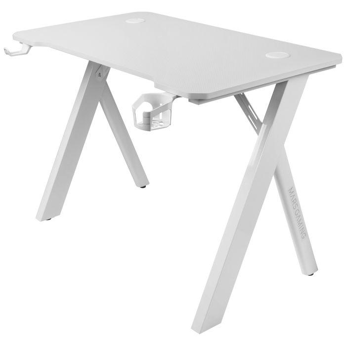 Table de jeu - Mars Gaming - Mgd100Rgb - Éclairage RGB - Acier et fibre de carbone - Imperméable