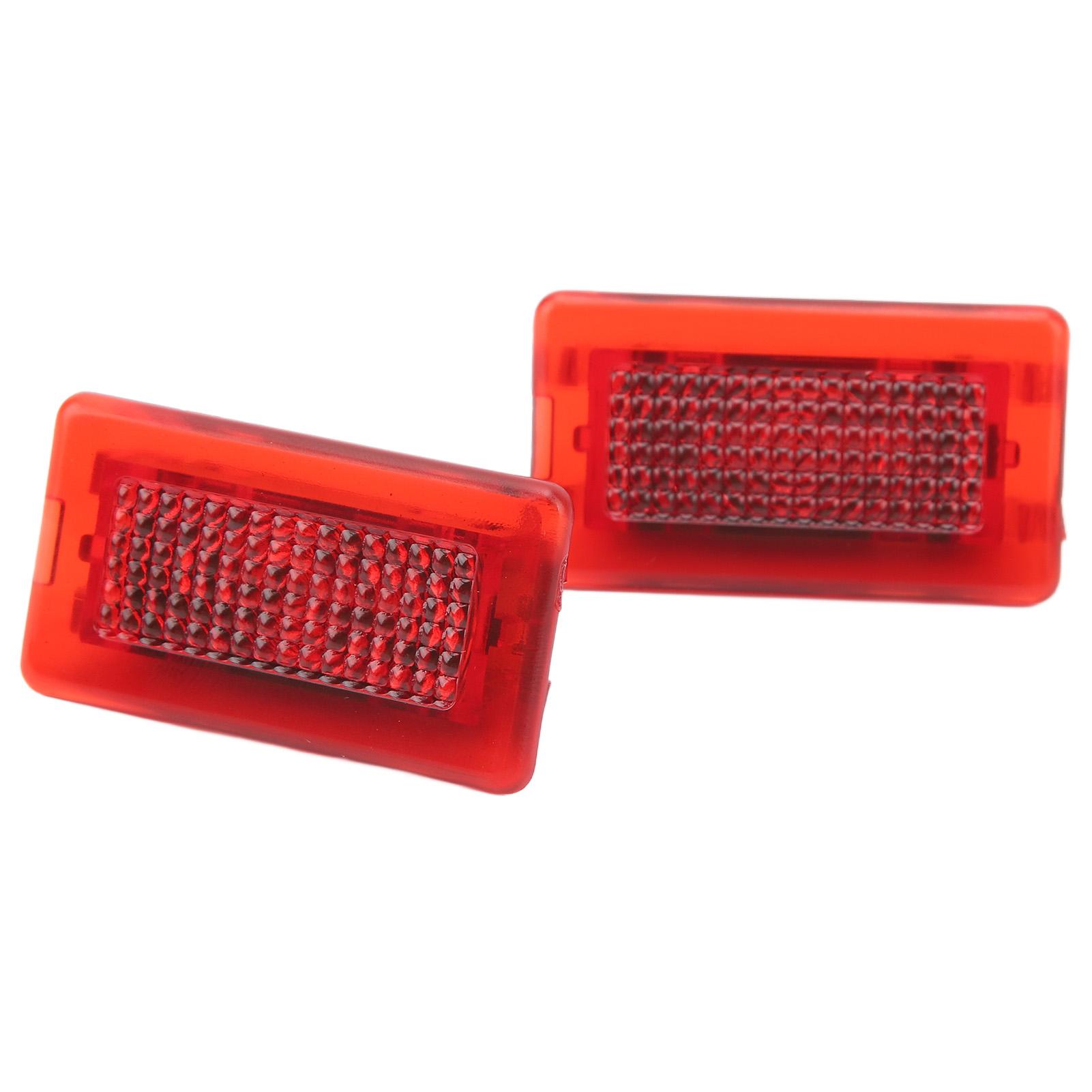 

1 Pair Car Puddle Lights Red Door LED Indicator Warning Lamp Replacement for Tesla Model 3 X S