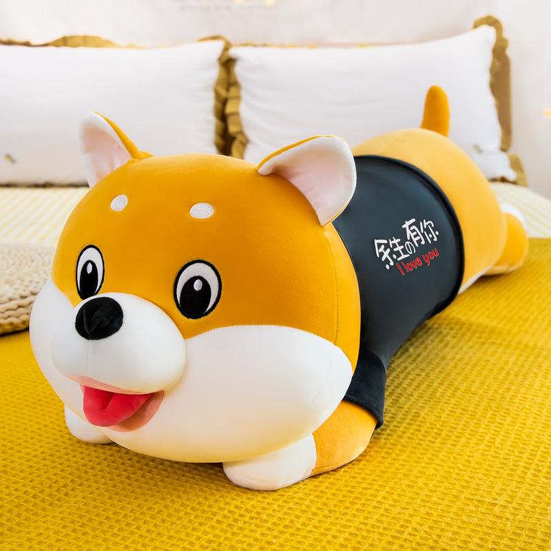 

New Husky Plush Toys Children s Dolls Shiba Inu Dolls Erha Long Pillows Birthday Gift for Women 70cm【0.35kg】