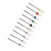 10pcs Multi-purpose For Grinding, Cleaning And Polishing Nail Drill Bits Organizer