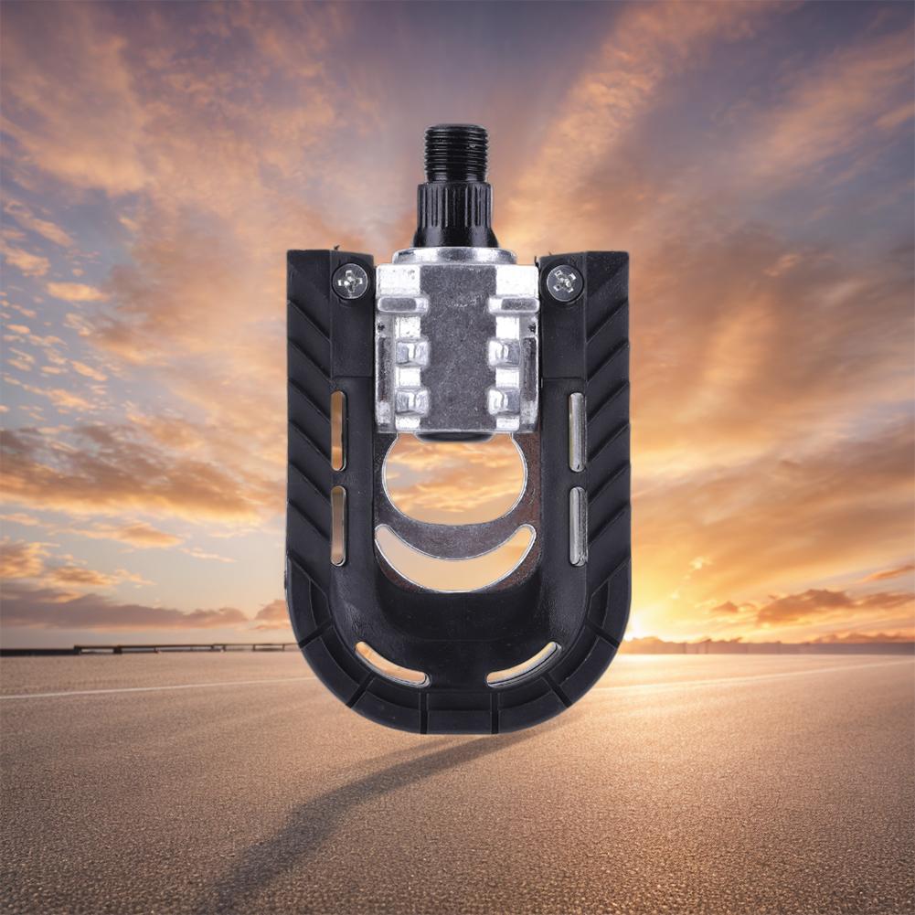 Bicycle Folding Pedals with Safety Reflective Sheet Bicycle Flat Pedals Non-Slip Universal Foldable Pedals Bicycle Accessories