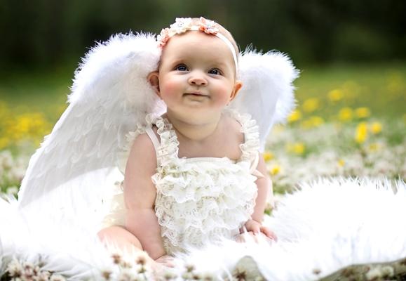 Angel Wings Set with Halo 1 Pkg.
