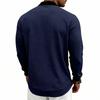 Herren Einfarbige Baseballkragenjacke Lässige Reißverschluss-Bomberjacke Leichter Streetwear-Mantel für Frühling Herbst