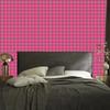 Pink Plaid Wallpaper for Living Room and Bedroom 50x1000