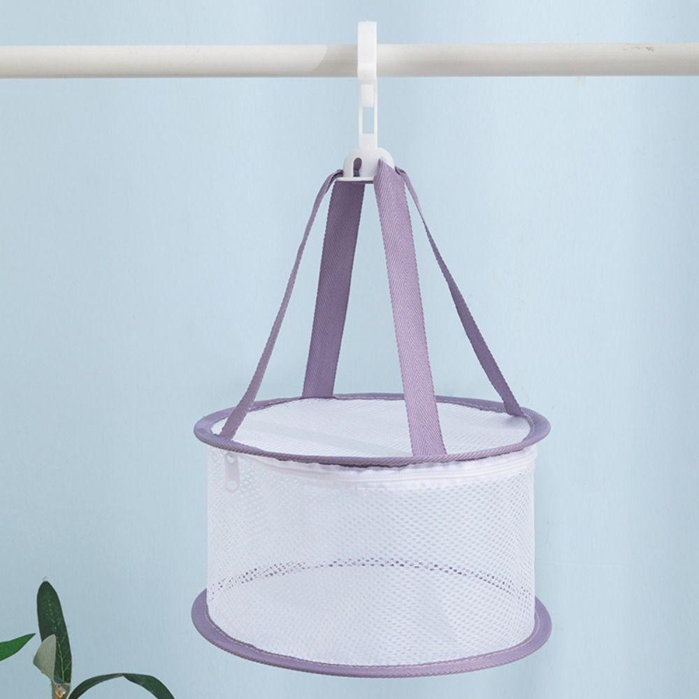 Sponge Mesh Pocket Makeup Puff Holder Drying Net Bag Beauty Egg Dryer Mesh Rack Hanging Basket