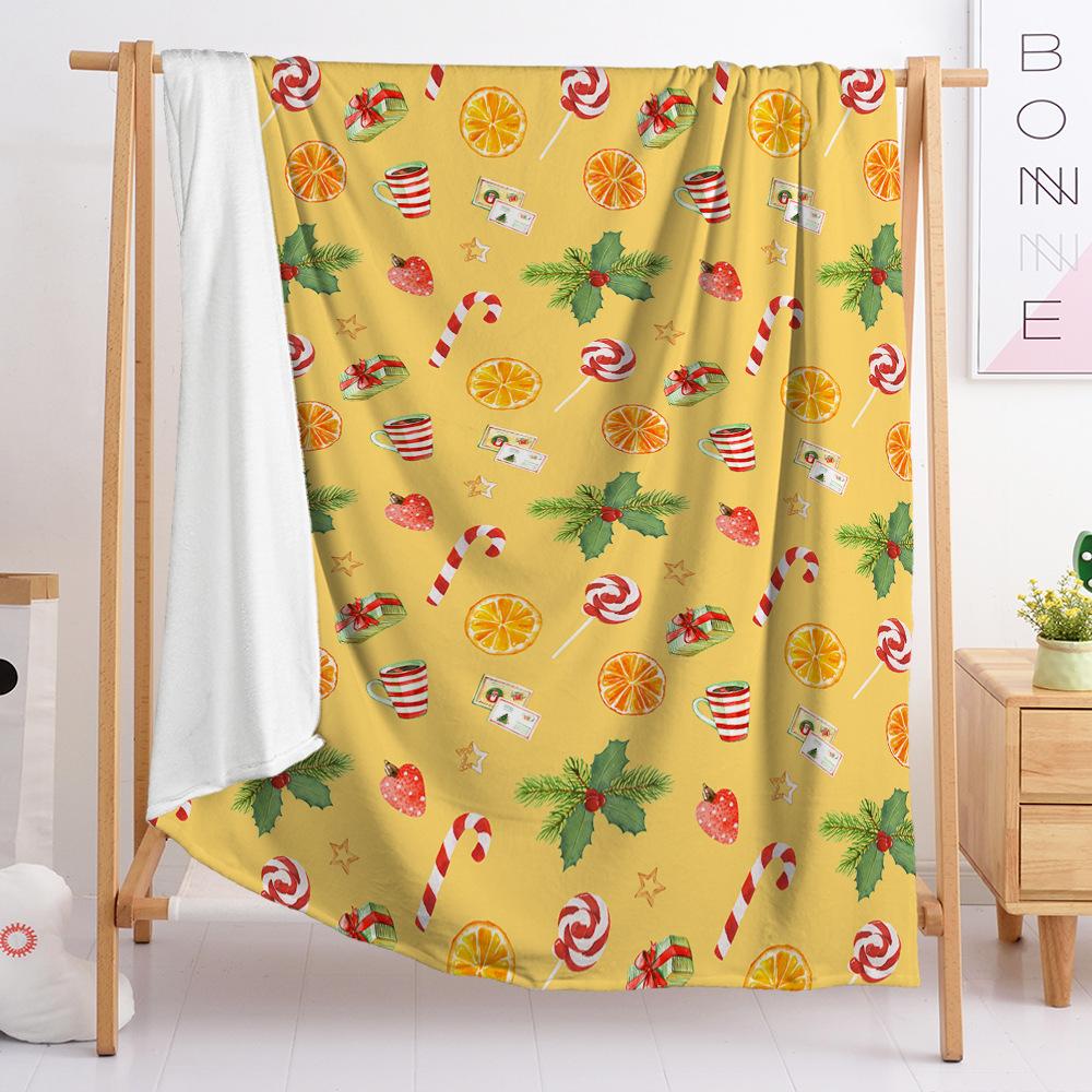Christmas Blanket Flannel Blanket Gift Snowman Blanket Spring And Autumn