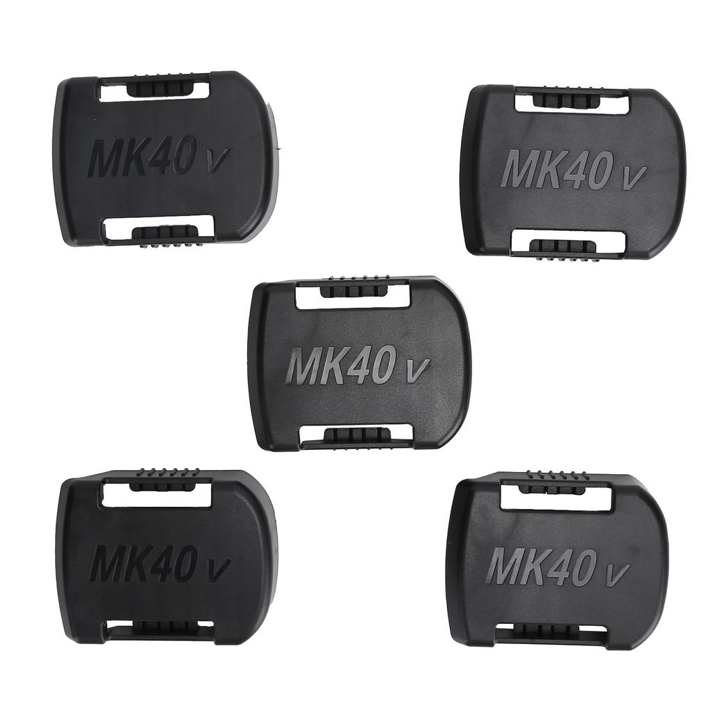 5Pcs Lithium Battery Holder ABS LiIon Battery Mount Storage Slot for Makita 40V