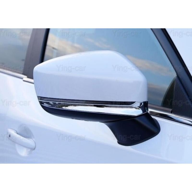 Chrome Rearview Side Mirror Cover Trim Strips Steel For Mazda CX5 CX-5 2017-2025
