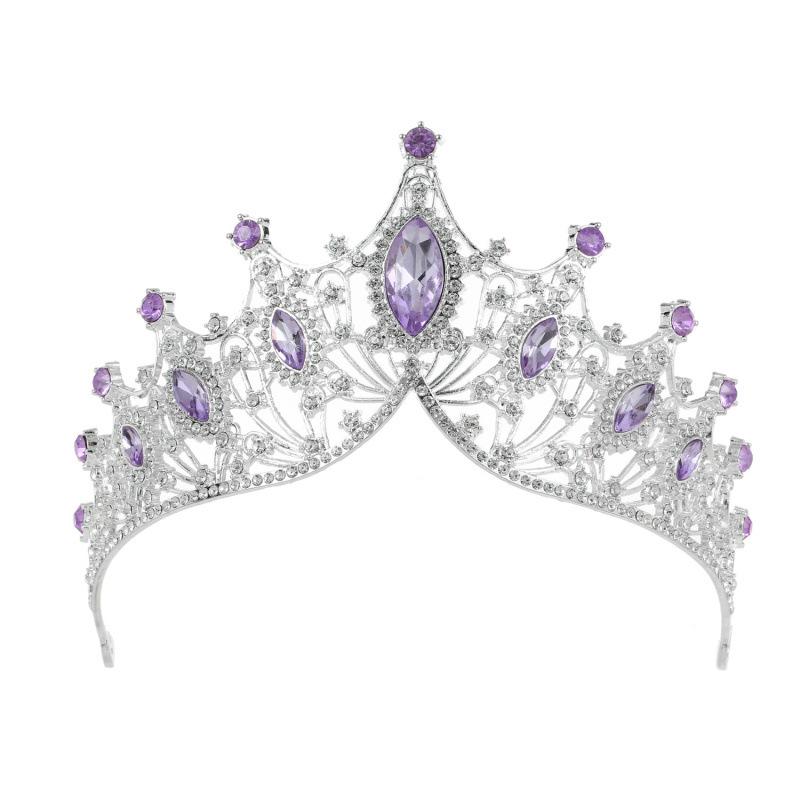 

Свадебная корона маркиза большая хрустальная тиара аксессуары для волос день рождения свадьба свадебное платье сплав корона