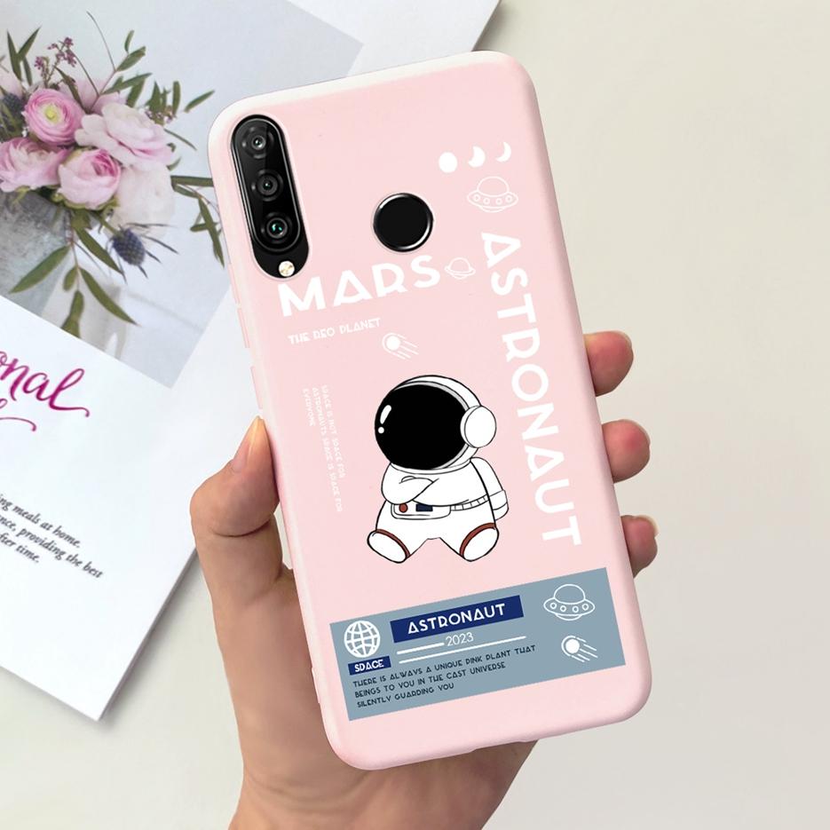 For Huawei P30 Lite Case Cute Fashion Carton Cover Soft Silicone Phone Case For Huawei P30 Pro P 30 Lite P30Lite Back Cover Bags