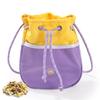 Portable Dog Treat Bag Pocket Sized and Water Resistant Training Waist Bag for Pet Training and Walking Outdoor Activity
