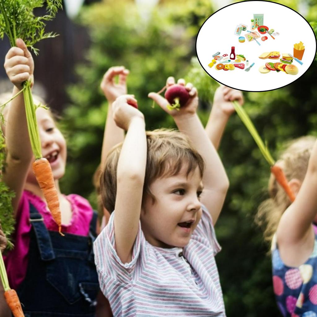 food for kitchen Pretend Cutting Food for Kids Birthday Gifts, Pretend Role Play Games