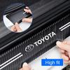 Automatisk Dörrtröskel Anti-repa Tejp Vattentät Dekal Kolfiber Bilklistermärke För Toyota Camry Corolla C-hr Rav4 Yaris