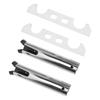 Stainless Steel Fishing Rod Holder 2 Link Tubes Heavy Duty Fishing Rod Rack for Marine Yacht Camper RV Fishing Boat