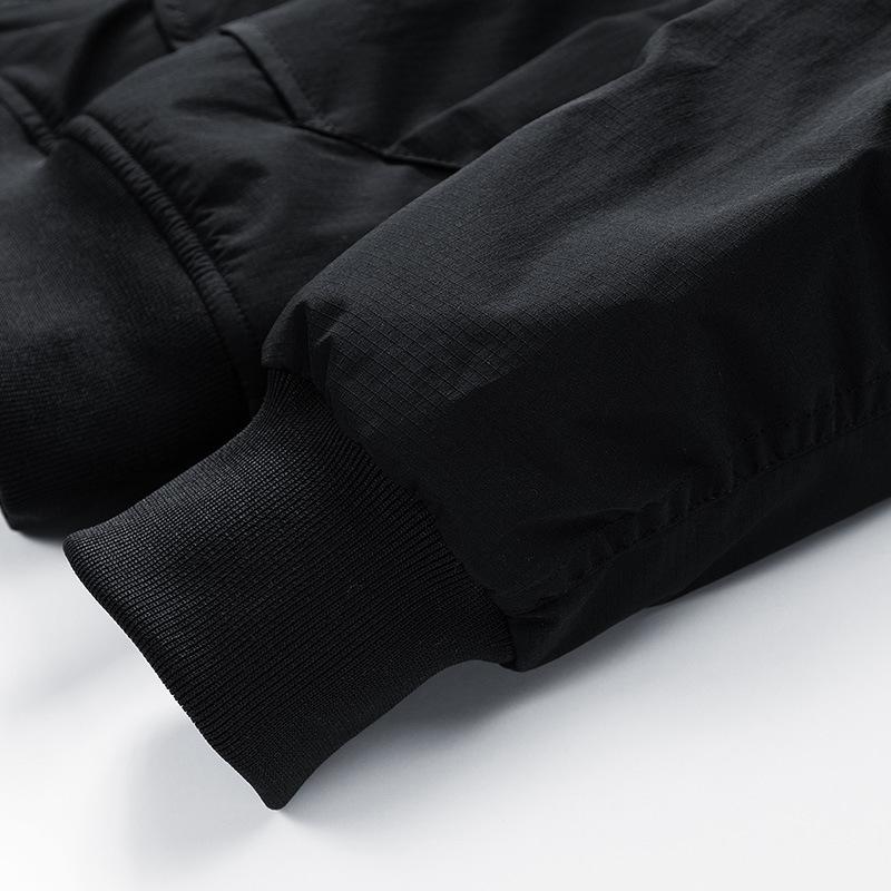 Осень и зима Новая мужская куртка в гонконгском стиле Простая модная повседневная — фото 5