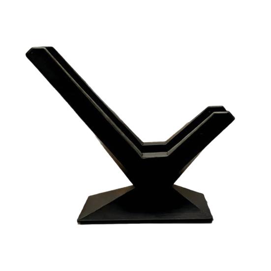 3D Printed Business Card Holder, Business Card Display Rack, Inclined Design Card Stand for Office Desk Accessory чёрный
