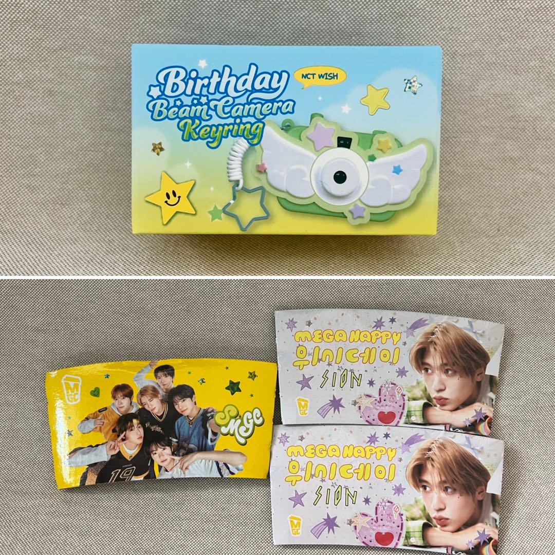 

[USED] NCT WISH×MEGA COFFEE Camera Key Ring & Cup Holder