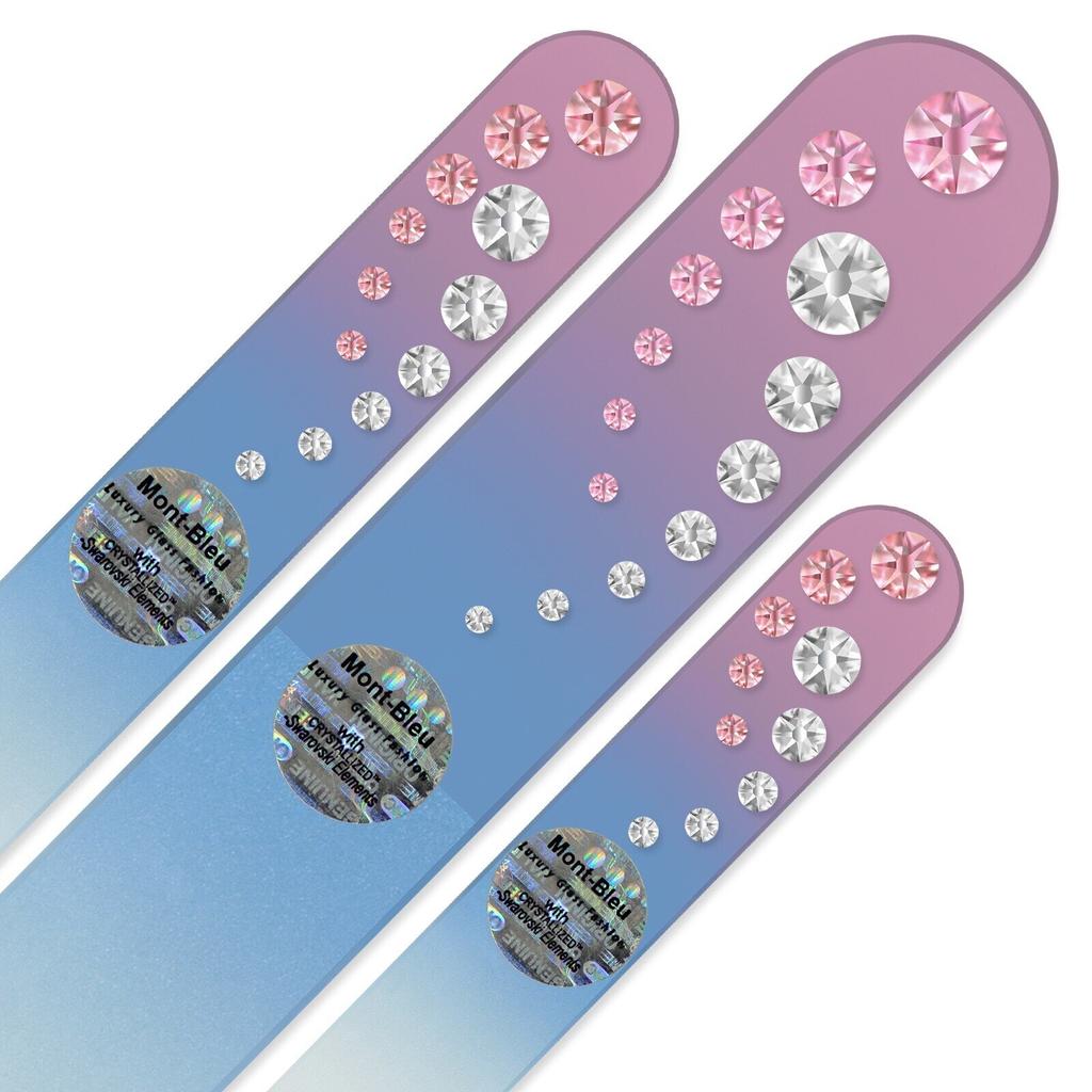 3-częściowy zestaw pilników do paznokci z kryształkami dla kobiet COC-BMS