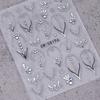Rhinestone Nail Art Stickers Self-adhesive 5D Embossed Women Manicure Decoration Decals DIY Home Nail Salon Accessories