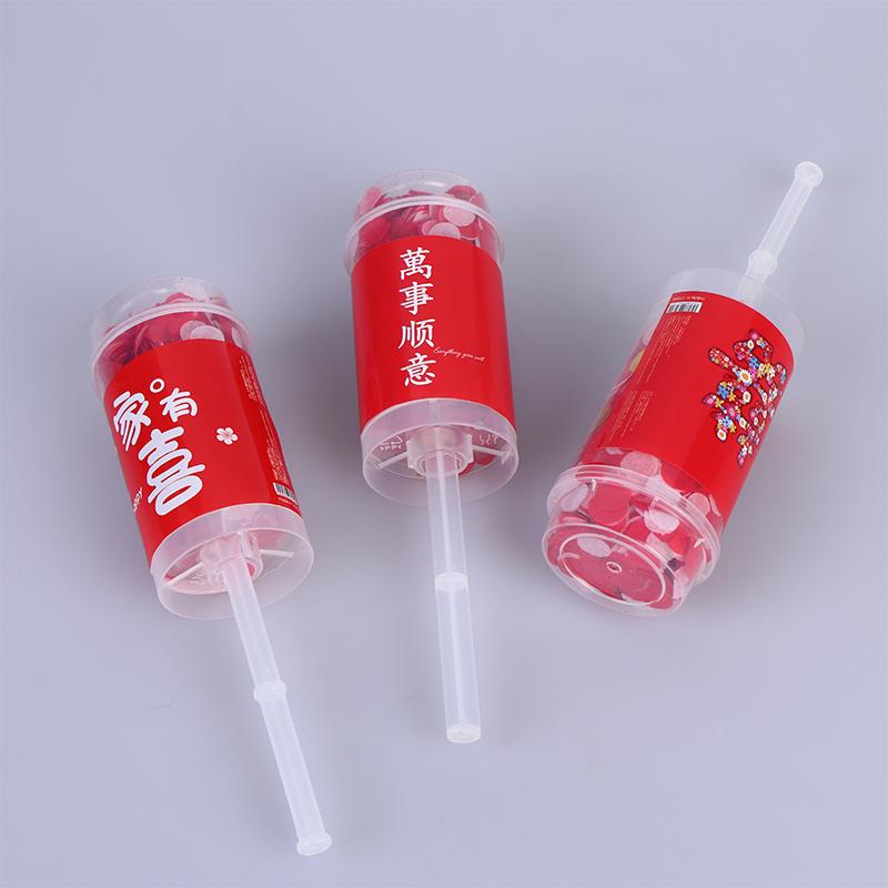 Wedding Celebration Spray Confetti Canister with Portable and Convenient Design