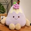 Cartoon Simulation Fruit Cake Doll Strawberry Grape Blueberry Mango Dessert Plush Toy Doll Children's Gift