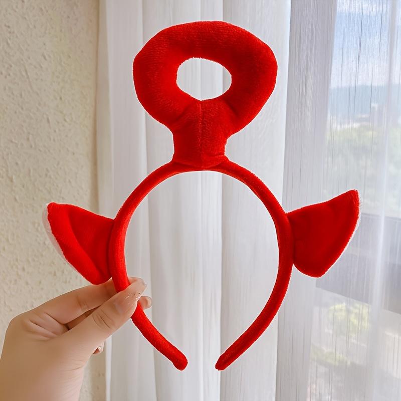 

Cute Polyester Headband Woven Hair Hoop for Face Washing Costume Fun Accessory No Electricity Needed