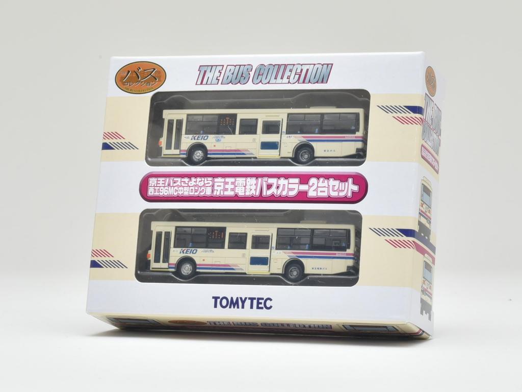 The Bus Collection Bus Collection Keio Bus Goodbye Nishiko 96MC Long Car Keio Electric Railway Bus Color Set of 2 Diorama Supplies Medium-sized