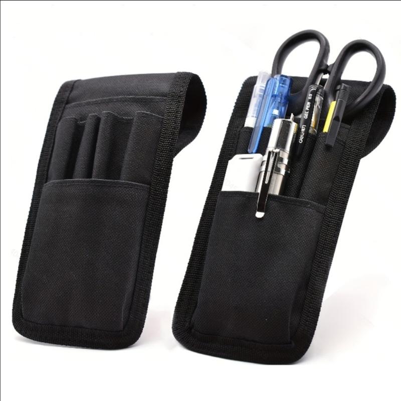 652F Przemysłowa saszetka na pas Torba na narzędzia Do noszenia śrubokrętów nożyczek kluczy Wykonana z odpornej na ścieranie tkaniny nylonowej