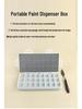 Flip-Top Gouache Acrylic Paint Box with Palette & Storage