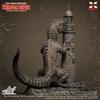 Ray Harryhausen Rhidosaurus scale unpainted plastic model kit X-Plus 1/72