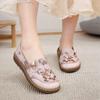 2025 Women's New Chinese Style Embroidered Loafers - Old Beijing Cloth Shoes