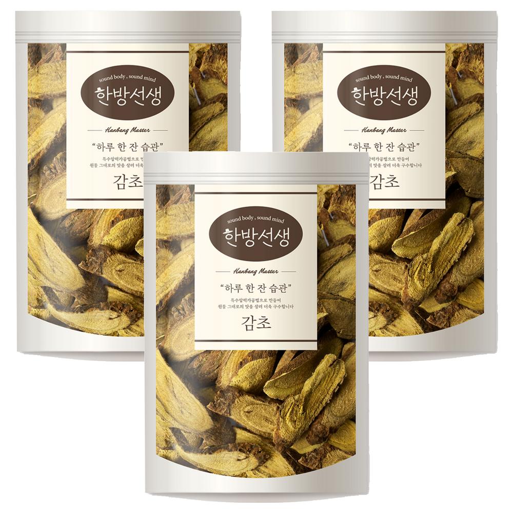 Hanbangseonsaeng Licorice Herbal Ingredient 400g 3 Pcs