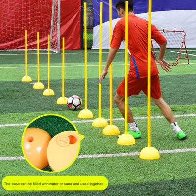 Football Corner Flag Set Training Match Sports Flagpole Kit Weather-Resistant Artificial Turf Corner Marker for Games Practice