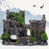 Castello per Acquario Decorazioni in Resina Decorazioni per Acquario Rifugio Castello per Pesci Nascondigli per Pesci Casa per Acqua Dolce Acqua Salata