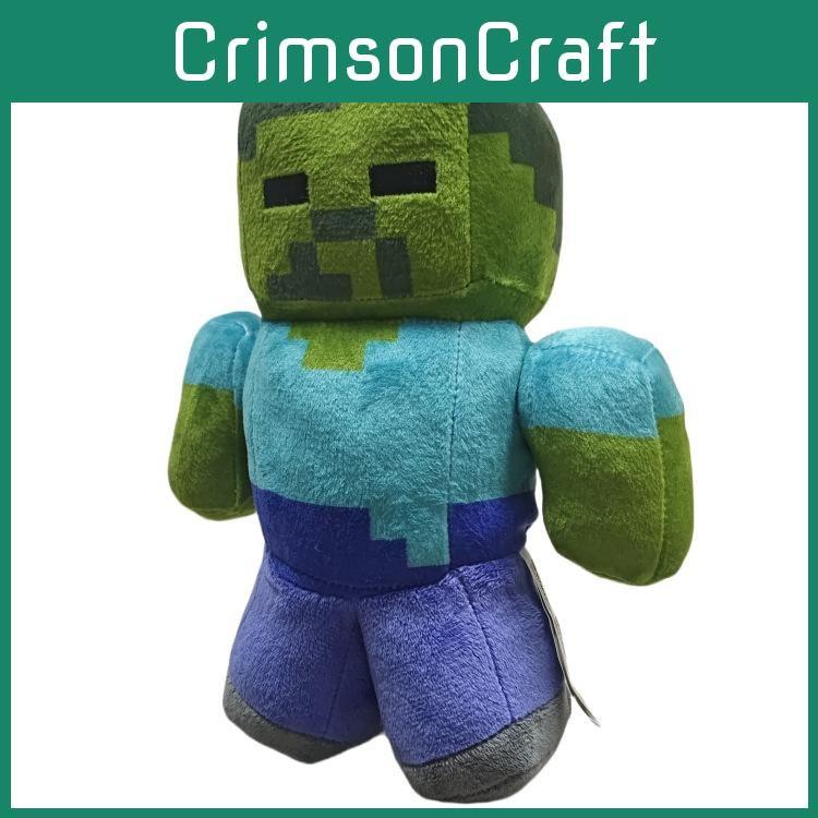 Game Minecraft Character Green Zombie Plush Doll Toy For Decoration Room