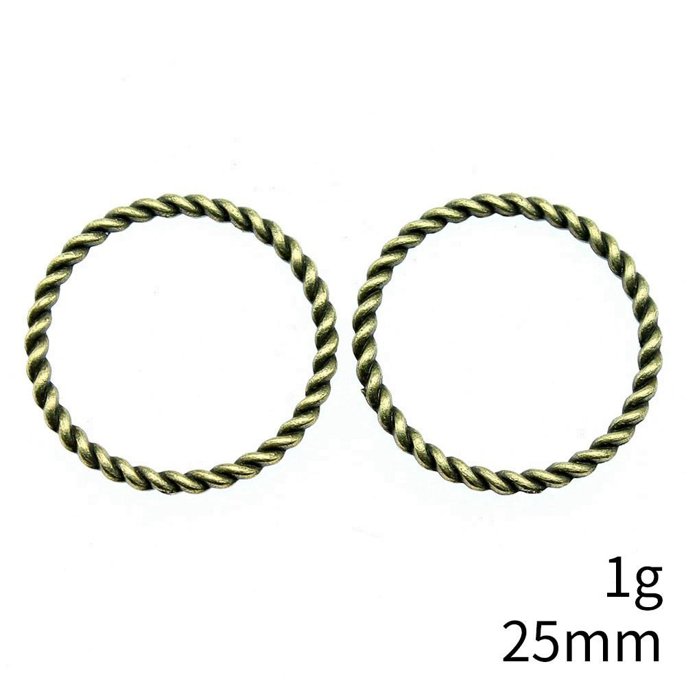 Christmas Decorations Jewelry Findings Hollow Circle Connector Accessories Parts Audience Accessories For Women Necklace And Earrings