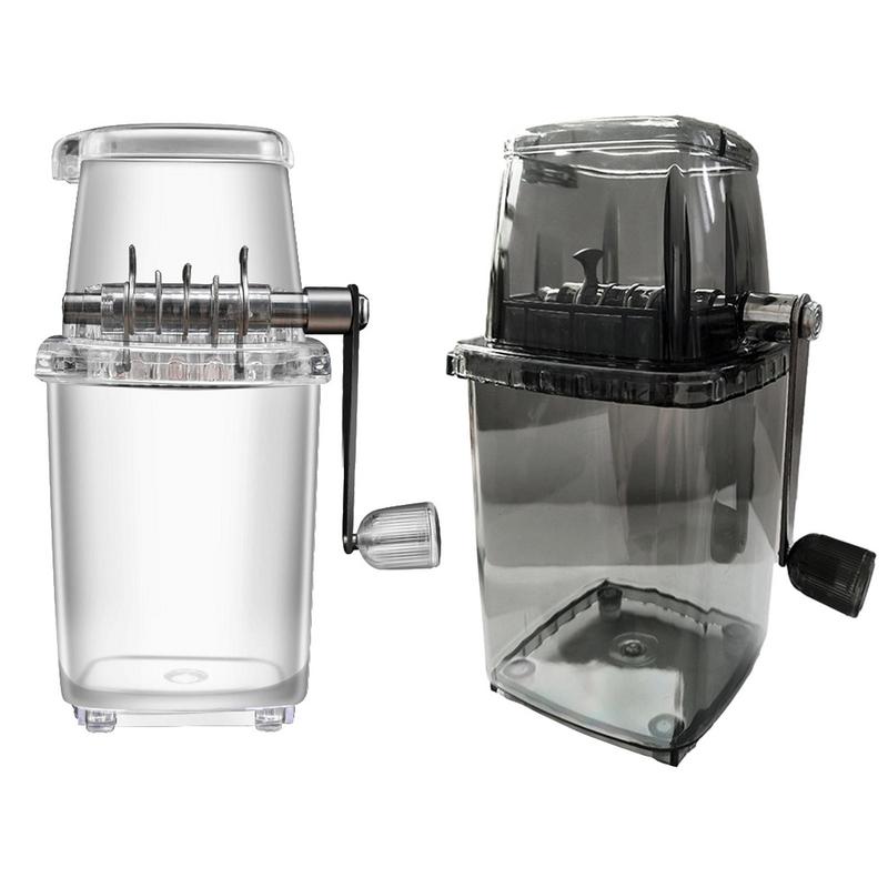 Manual Ice Crusher Mini Ice Shaver Smoothie Maker Ice Block Breaking Slush Machine