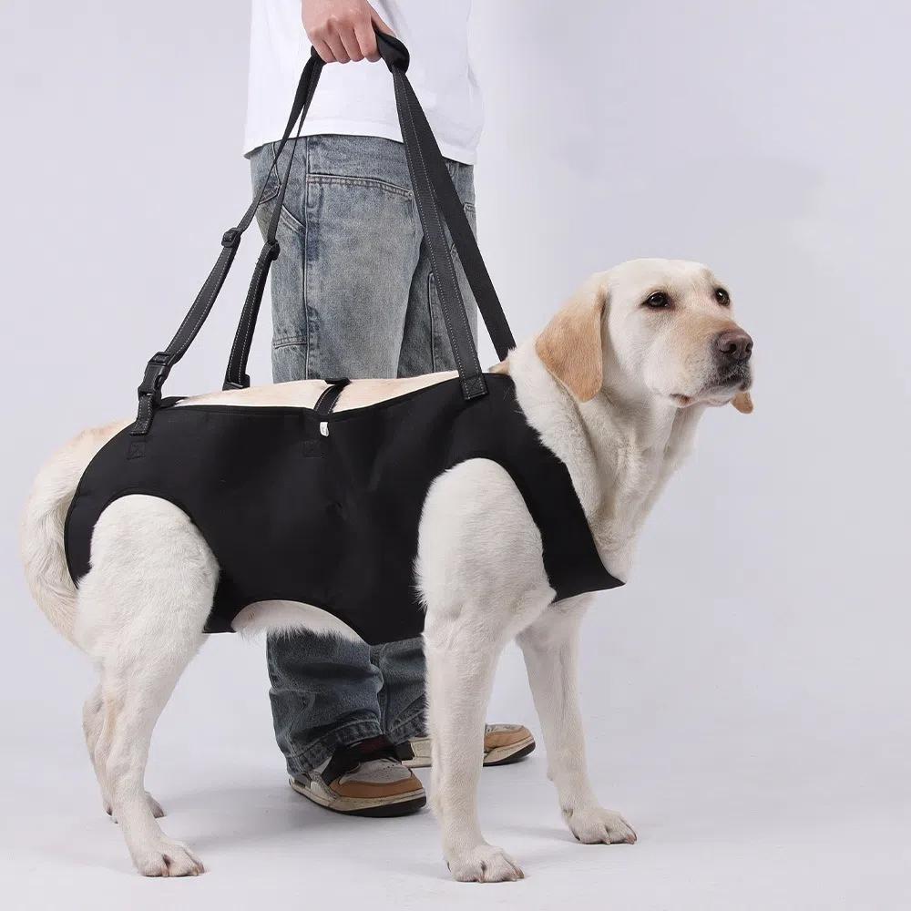 Portable Dog Lift Harness Thicken Handle Pet Lifting Vest Safety Dog Sling Carrier  Pet Supplies