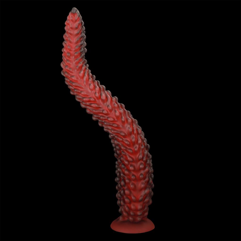 New Alien Tentacle Anal Plug Long Thick Dildo Spiral Silicone Large Butt Plug Suction Cup Anal Toy G Spot Clitoris Stimulator Dilator Adult Toy Unisex
