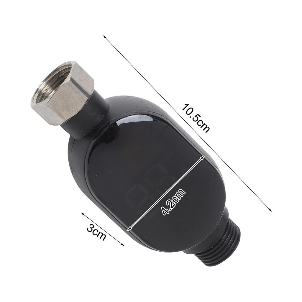 1pc Waterproof Smart Temperature Digital Display Faucet Thermometer Bath Thermometer With Digital Display Shower Thermometer