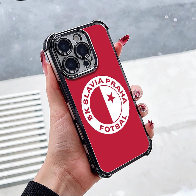 Sk Slavia Praha Czech Republic Soft Phone Case For Xiaomi Poco X7 X8 Pro Max X6 X5 X3 F8 Ultra F7 M8 M7 M5S Redmi 15C 15A 15 14C