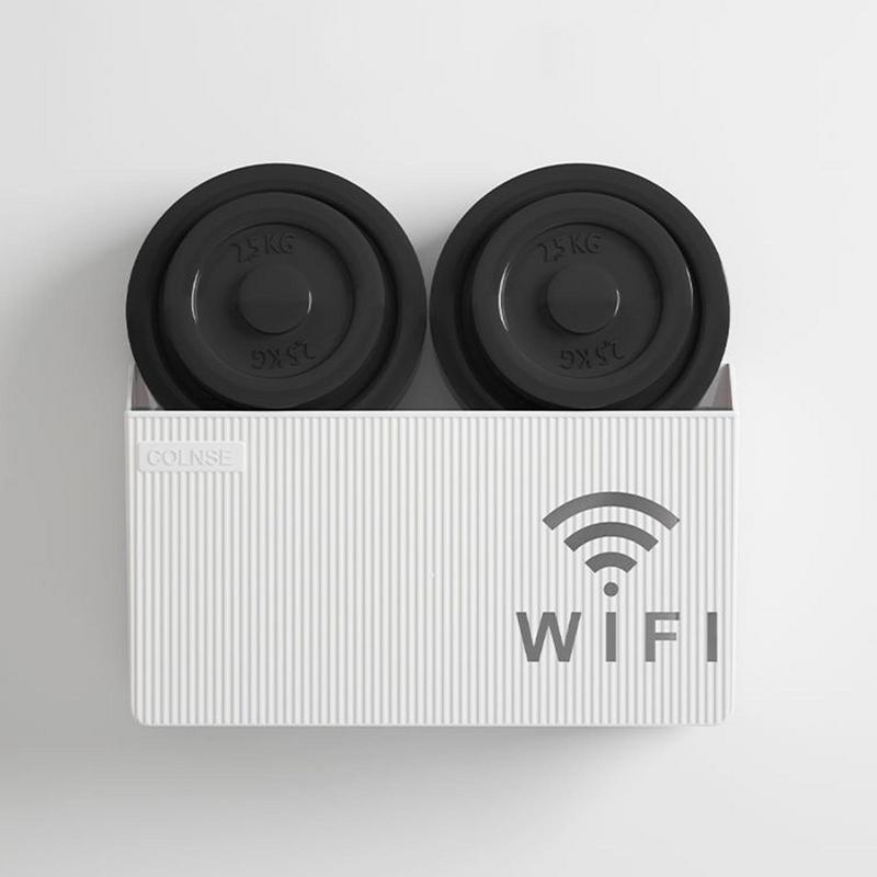 Wifis Router Storage Box Wall-mounted Wifis Boxes for Home Decorative Router Hider Rack Cable Organizer Box for Living Room